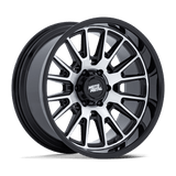 Moto Metal Tekton Gloss Black Machined Wheel (MO814) | Dirty Garage