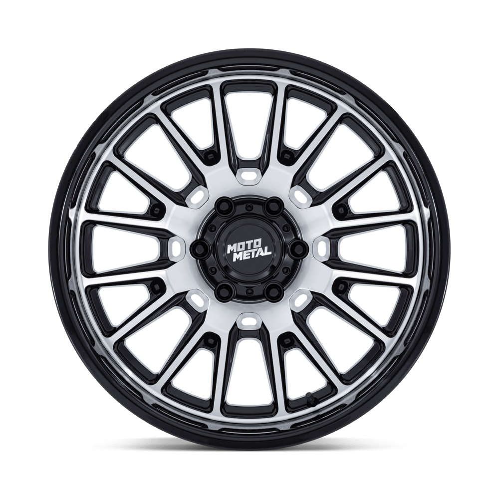Moto Metal Tekton Gloss Black Machined Wheel (MO814) | Dirty Garage
