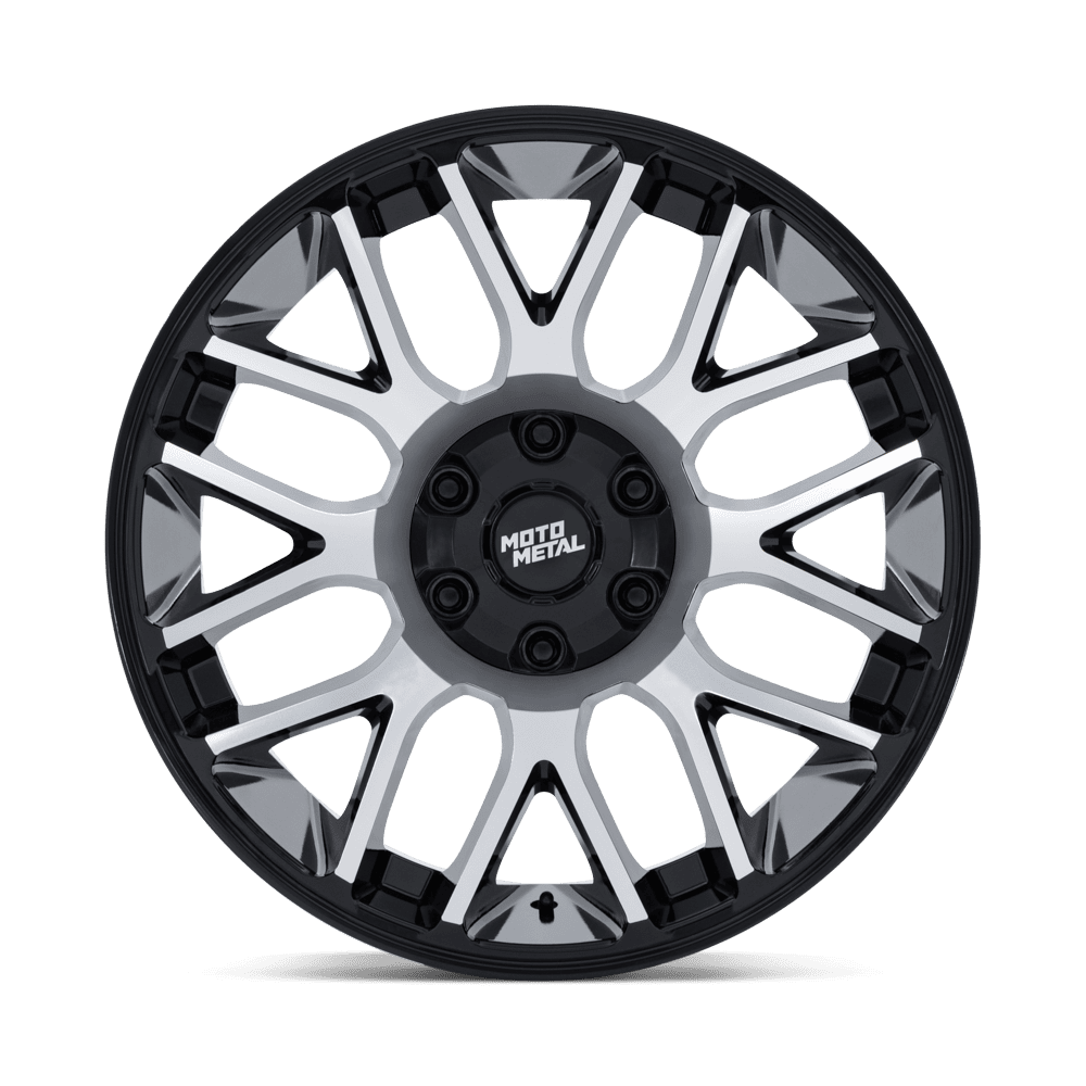 Moto Metal Overlook Gloss Black w/ Machined Face Wheel (MO816) | Dirty Garage