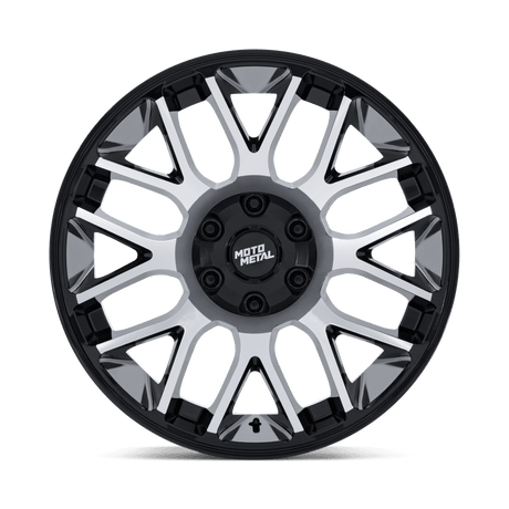 Moto Metal Overlook Gloss Black w/ Machined Face Wheel (MO816) | Dirty Garage