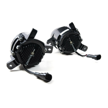 Morimoto XB LED Fogs: Type A5 (Set / Black) - View 3 | Dirty Garage