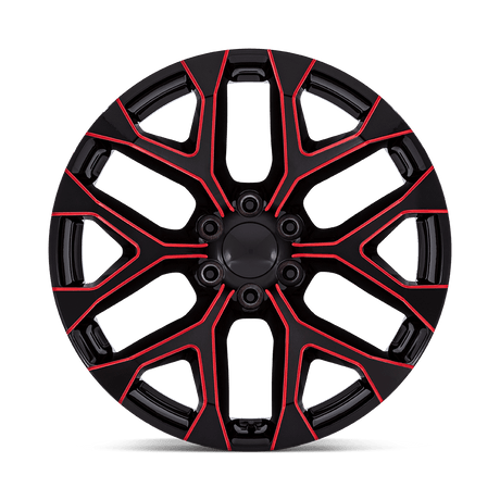 Performance Replicas PR177 Gloss Black Milled w/ Red Tint Wheel | Dirty Garage