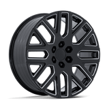 Performance Replicas PR231 Gloss Black Milled Wheel | Dirty Garage