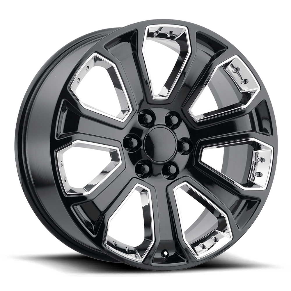 Performance Replicas PR113 Gloss Black w/ Accents Wheel | Dirty Garage