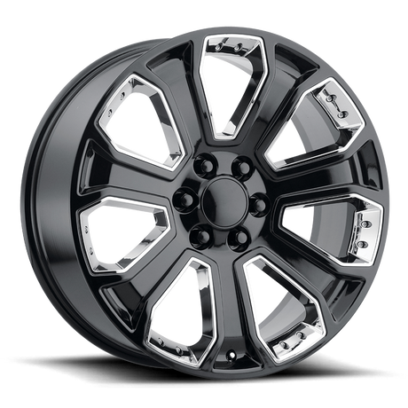 Performance Replicas PR113 Gloss Black w/ Accents Wheel | Dirty Garage