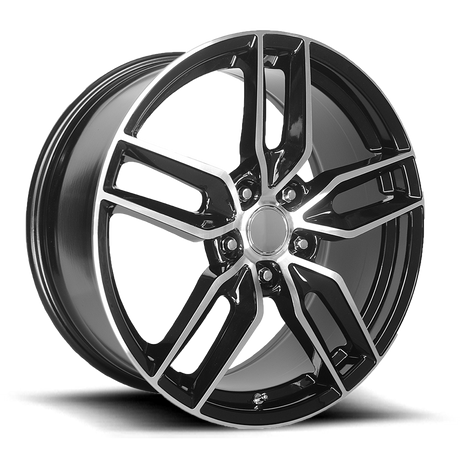 Performance Replicas PR160 Gloss Black w/ Machined Spokes Wheel | Dirty Garage
