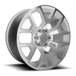 Performance Replicas PR169 Silver w/ Machined Spokes Wheel | Dirty Garage