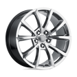 Performance Replicas PR184 Hyper Silver Dark Wheel | Dirty Garage