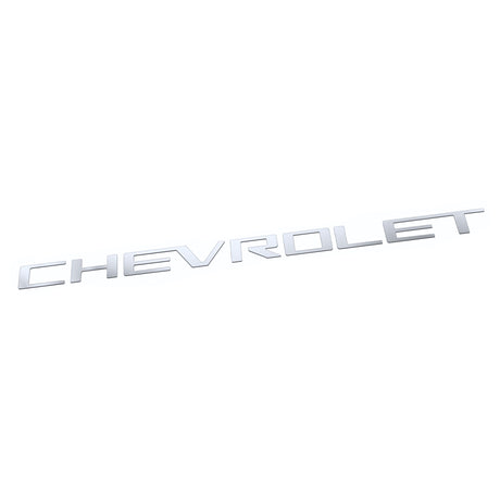 2019-2026 GM 1500/HD Stainless Steel Tailgate Letters | Dirty Garage