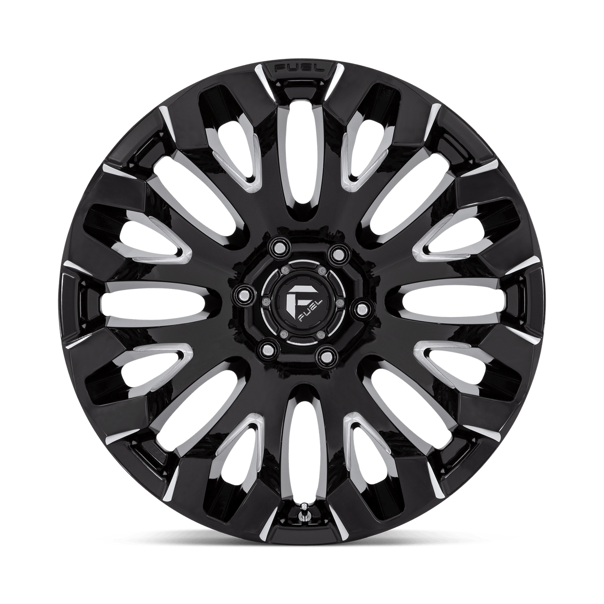 Fuel Quake Gloss Black Milled Wheel (D828) | Dirty Garage