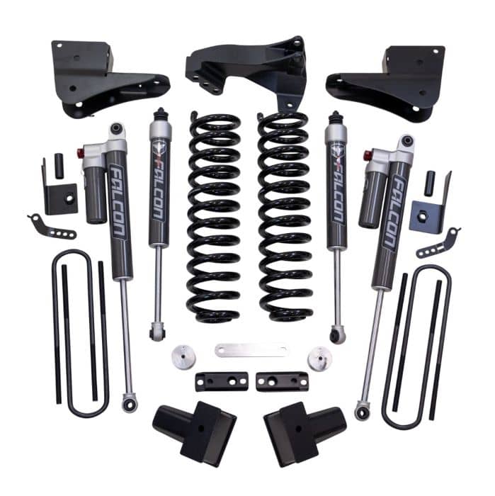 2023-2025 Superduty 4"  Coil Spring Lift Kit w/ Falcon 2.1 Shocks | Dirty Garage