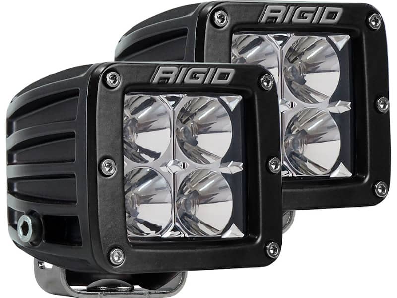 Universal D-Series Pro Dually Flood Beam Pod Light Pair | Dirty Garage