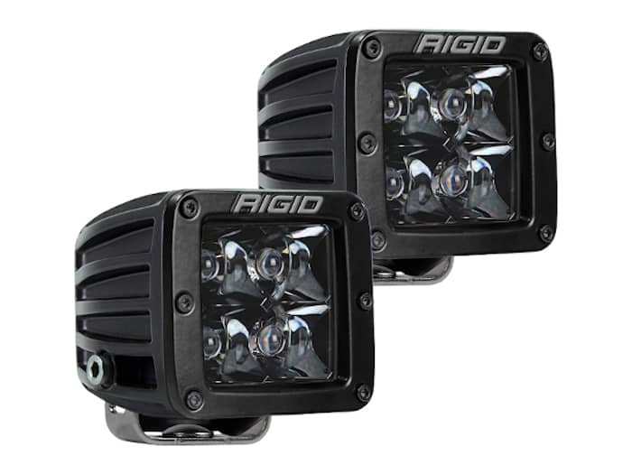 Universal D-Series Pro Spot Beam Black Pod Pair | Dirty Garage