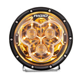 Universal 360-Series Laser 6" LED Spot Beam Amber Backlight Off-Road Light | Dirty Garage