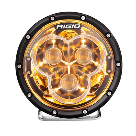 Universal 360-Series Laser 6" LED Spot Beam Amber Backlight Off-Road Light | Dirty Garage