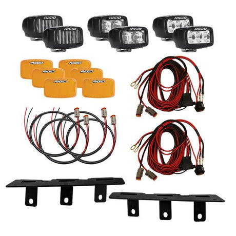 2021-2025 Bronco Modular Bumper Triple SR-M Fog Light Kit | Dirty Garage