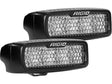 Universal SR-Q Pro Series Spot/Diffused Beam Midnight Light Pod Pair | Dirty Garage