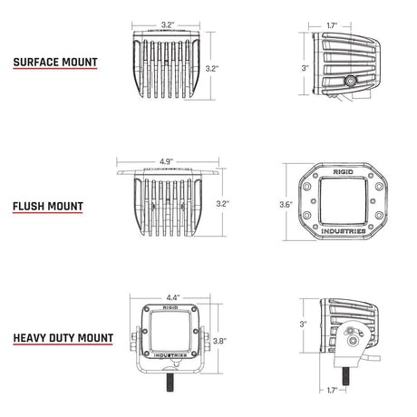 Universal D-Series Hyperspot Light Pod Pair - View 3 | Dirty Garage