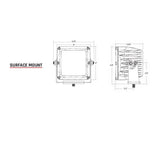 Universal D-XL PRO Spot Beam Light Pod Pair - View 3 | Dirty Garage