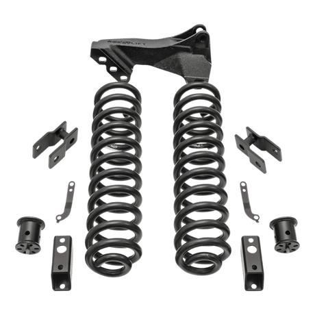 2011-2019 Superduty 2.5" Coil Spring Front Lift Kit Front Shock Extensions Front Track Bar Bracket | Dirty Garage
