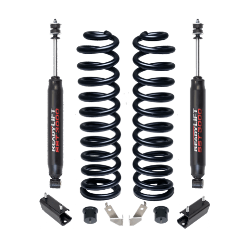 2011-2019 Superduty 2.5 Coil Spring Front Lift Kit w/ SST3000 Front Shock | Dirty Garage
