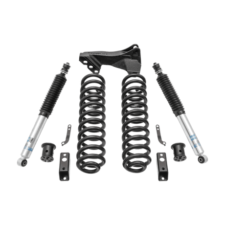 2017-2019 Superduty 2.5 Coil Spring Front Lift Kit w/ Bilstein Front Shocks and Front Track Bar Bracket | Dirty Garage