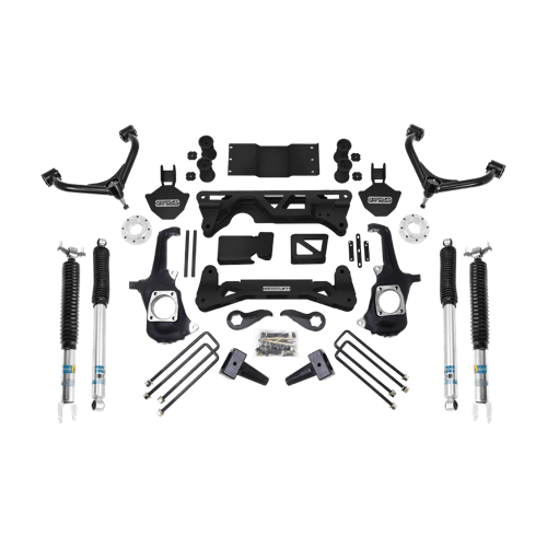 2011-2019 GM HD 7-8" Lift Kit w/ Bilstein Shocks | Dirty Garage