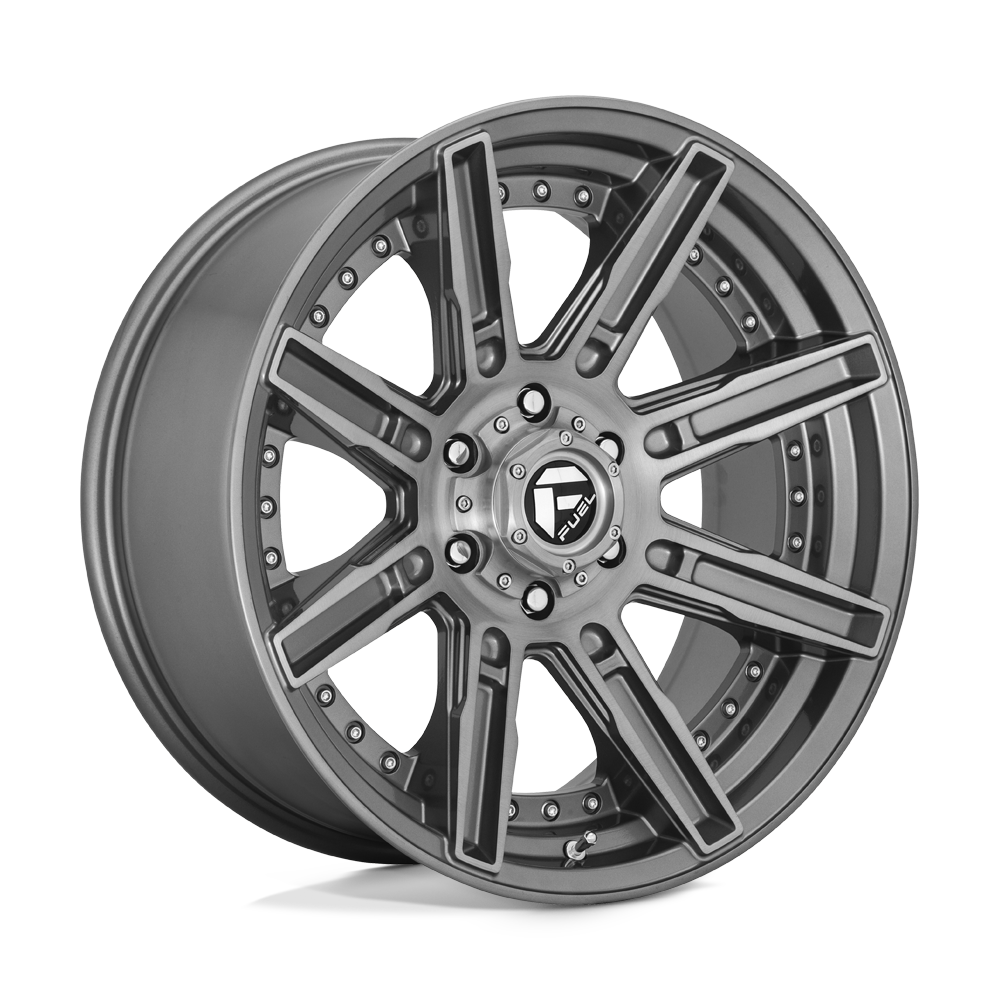 Fuel Rogue Platinum Brushed Gunmetal Wheel (D710) | Dirty Garage