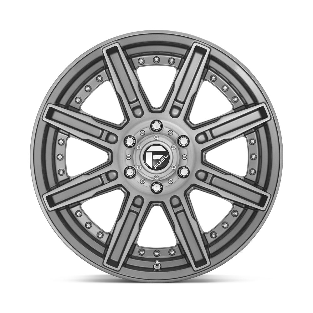 Fuel Rogue Platinum Brushed Gunmetal Wheel (D710) | Dirty Garage