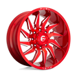 Fuel Saber Candy Red Milled Wheel (D745) | Dirty Garage