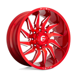 Fuel Saber Candy Red Milled Wheel (D745) | Dirty Garage