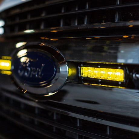 Universal SR-Series 6" SAE Selective Yellow Fog Light Pair - View 2 | Dirty Garage