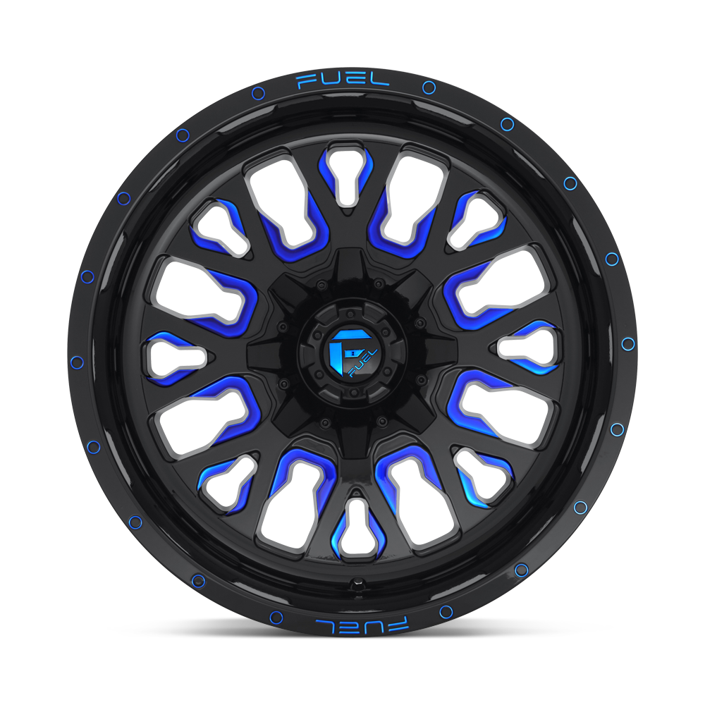 Fuel Stroke Gloss Black w/ Blue Tint Wheel (D645) | Dirty Garage