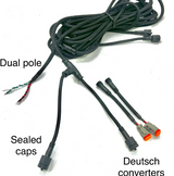 Universal Dual-Pole Up-Fitter Wire Harness - Ford / GM / Ram (1100100)
