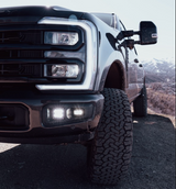 2023-2026 Superduty Front Fog Light Kit - Rigid SAE Combo (D-Series + SR-M) (100140-02)