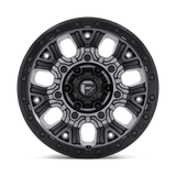 Fuel Traction Matte Gunmetal w/ Black Ring Wheel (D825) | Dirty Garage