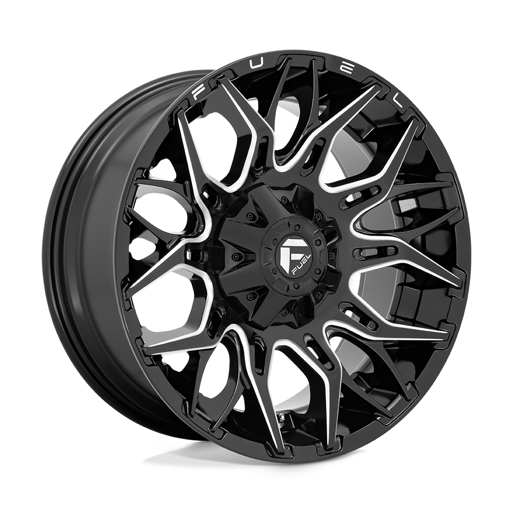 Fuel Twitch Glossy Black Milled Wheel (D769) | Dirty Garage