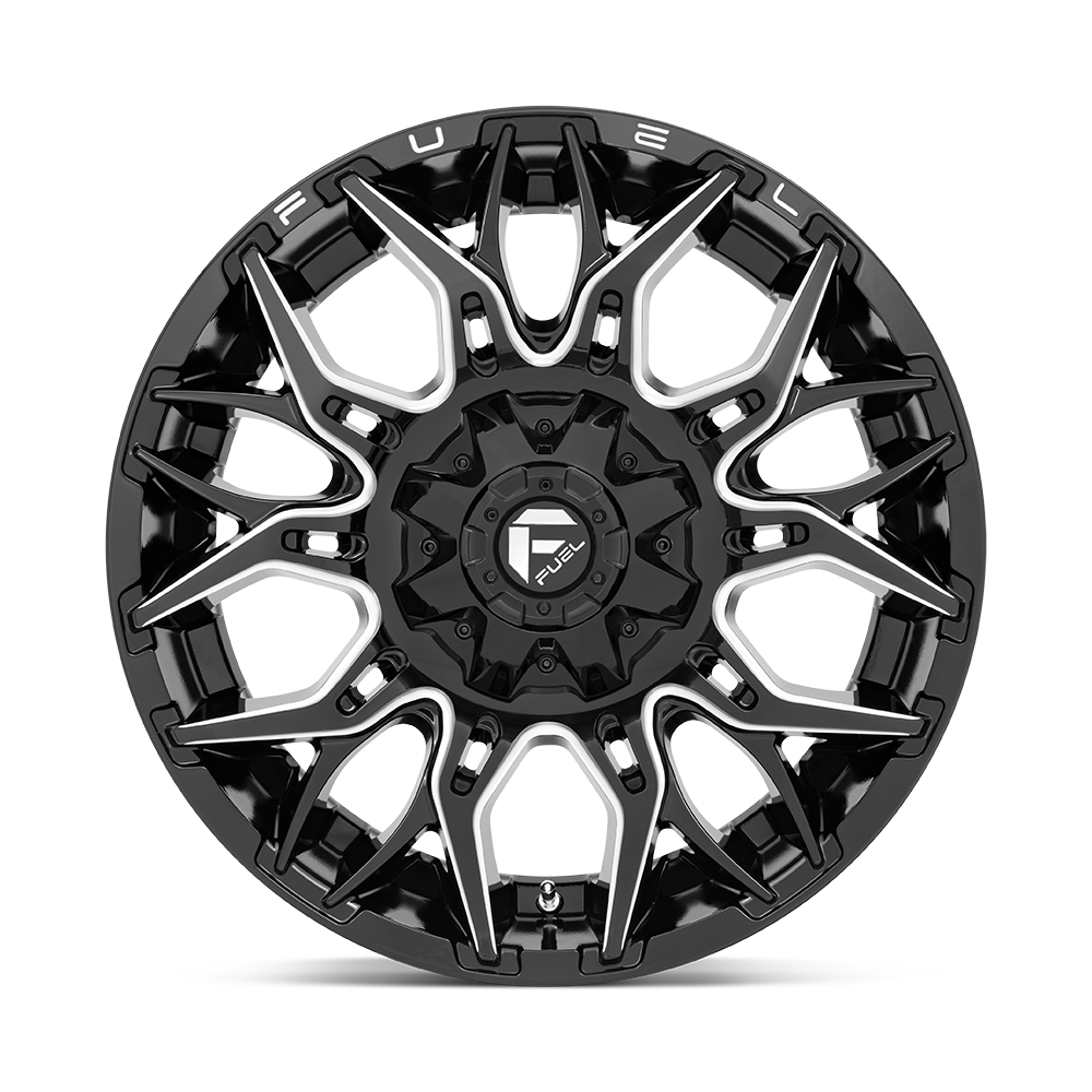 Fuel Twitch Glossy Black Milled Wheel (D769) | Dirty Garage