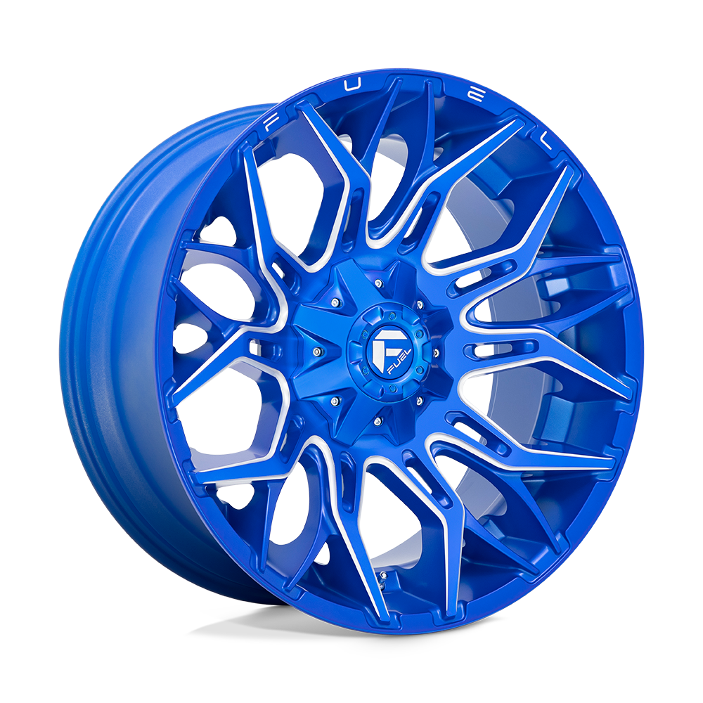 Fuel Twitch Anodized Blue Milled Wheel (D770) | Dirty Garage