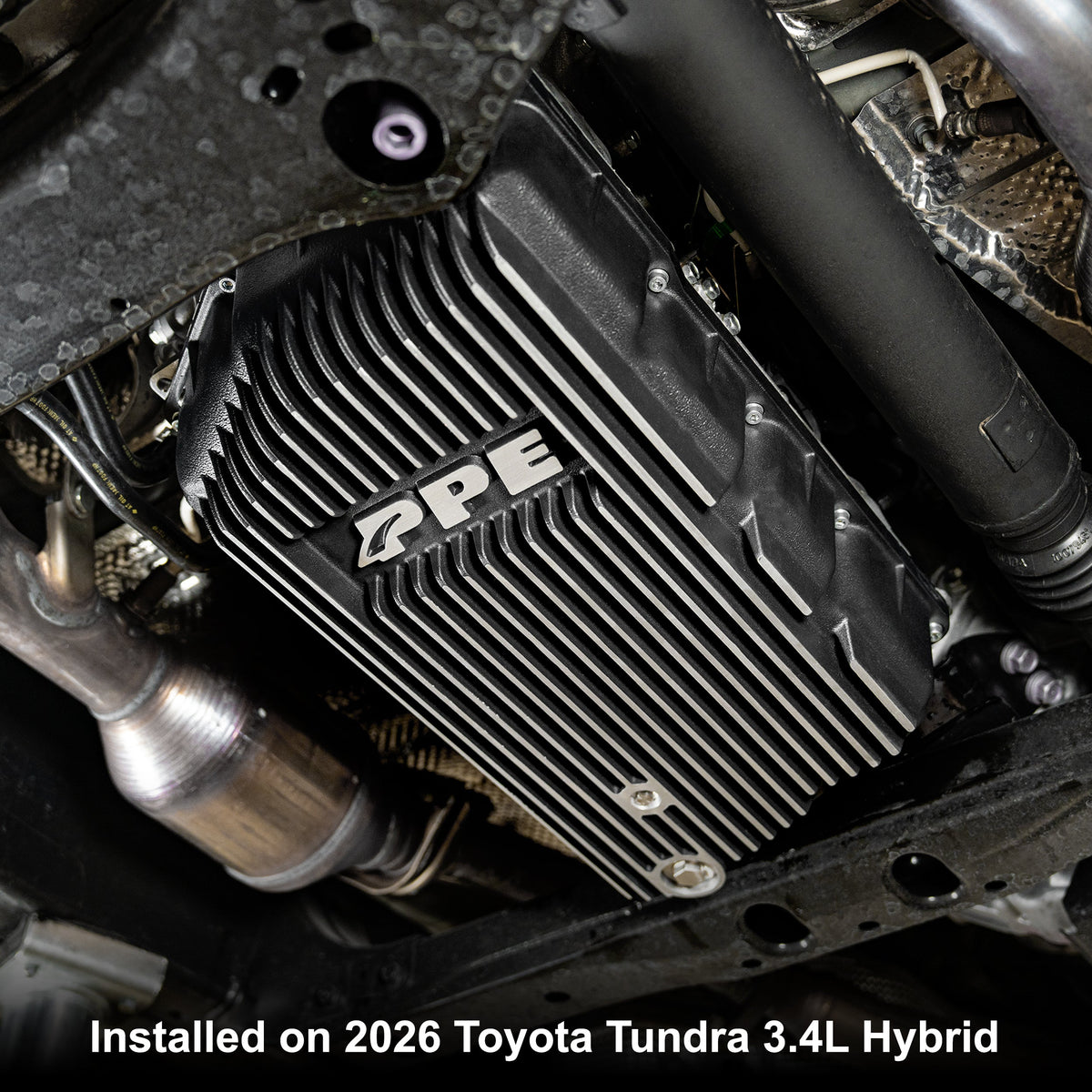 PPE 2022-2027 Tundra/Sequoia Heavy-Duty Cast Aluminum Transmission Pan Brushed