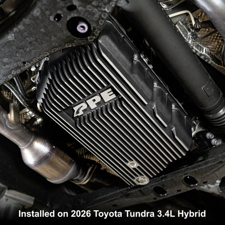 PPE 2022-2027 Tundra/Sequoia Heavy-Duty Cast Aluminum Transmission Pan Brushed