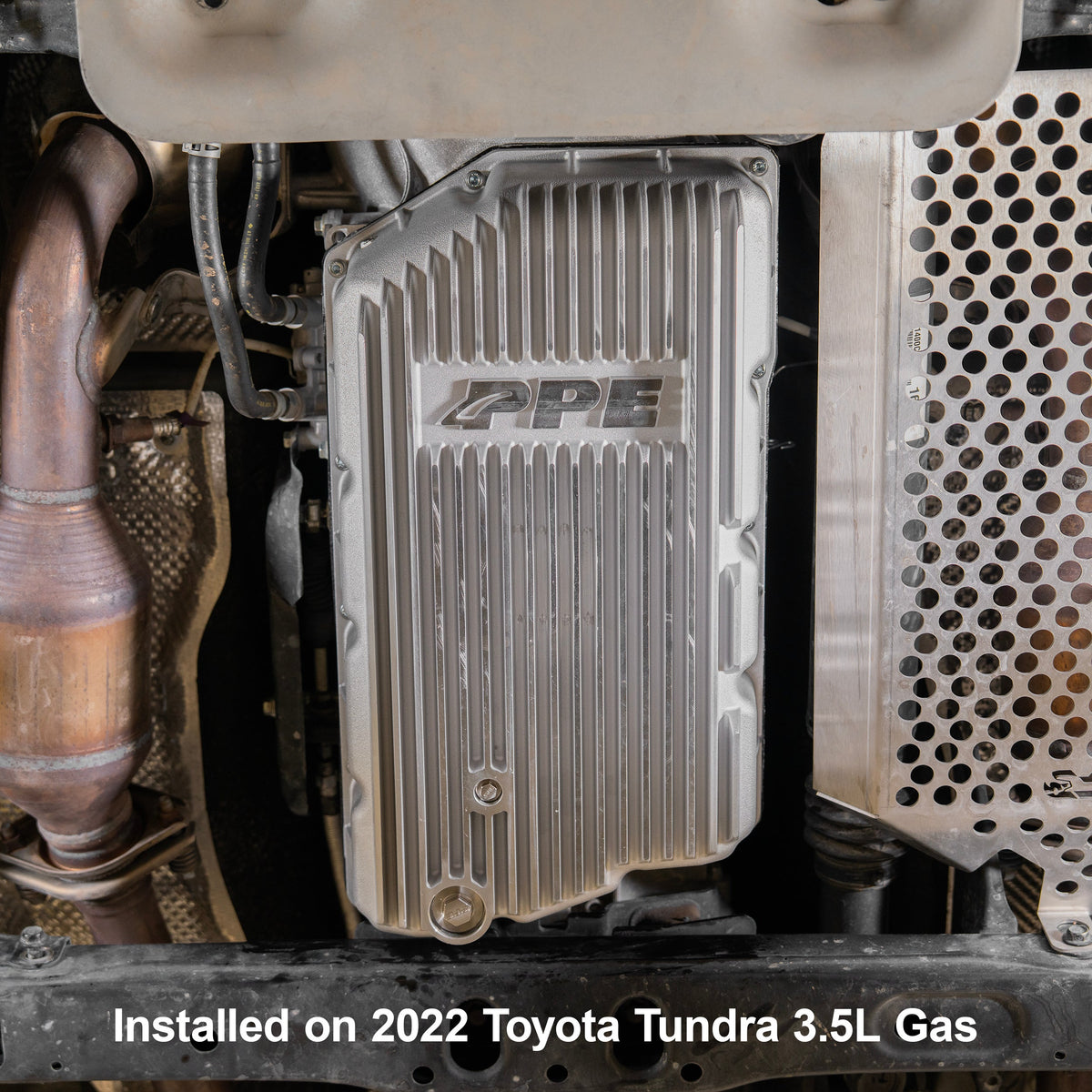 PPE 2022-2027 Tundra/Sequoia Heavy-Duty Cast Aluminum Transmission Pan Raw