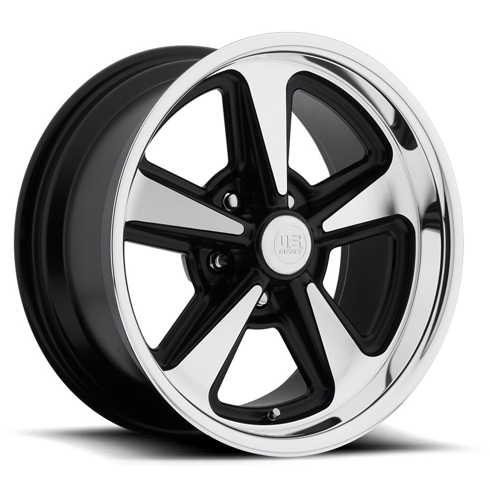 US Mags Bandit Matte Black Machined Wheel (U109) | Dirty Garage