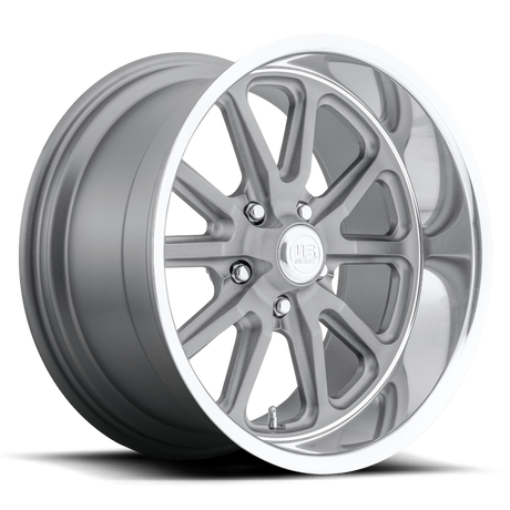 US Mags Rambler Textured Gray w/ Diamond Cut Lip Wheel (U111) | Dirty Garage