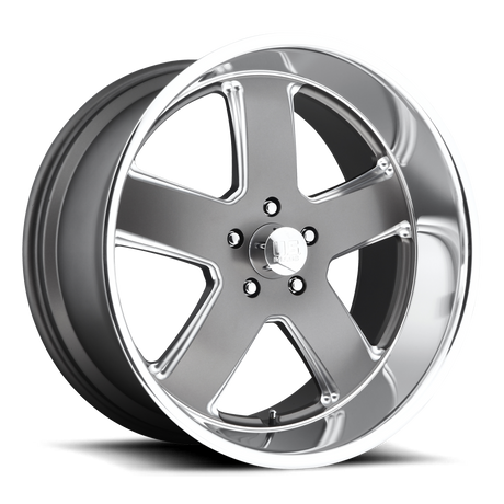 US Mags Hustler Matte Gunmetal Wheel (U118) | Dirty Garage