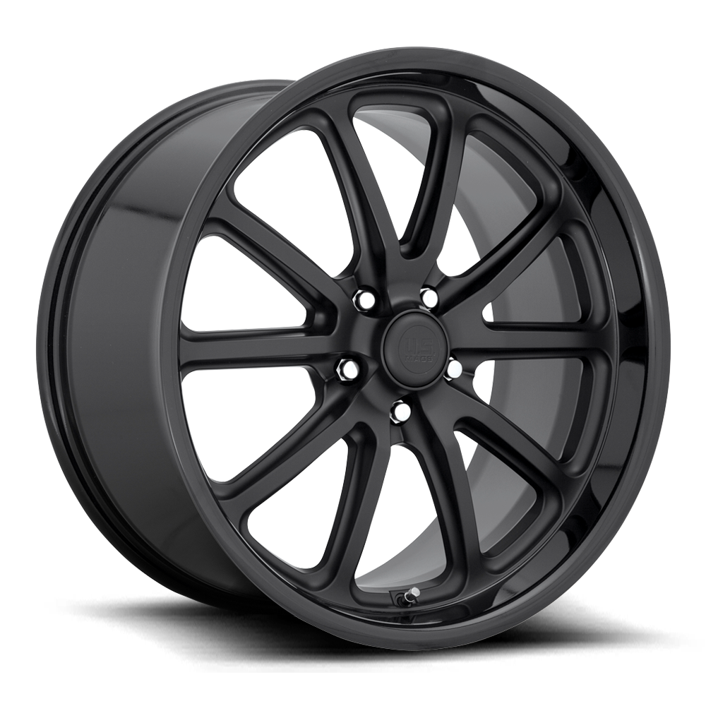 US Mags Rambler Gloss Black Matte Black Wheel (U123) | Dirty Garage