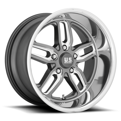 US Mags CTEN Matte Gunmetal Milled Wheel (U129) | Dirty Garage