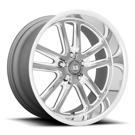 US Mags Bullet Textured Gunmetal w/ Milled Edges Wheel (U130) | Dirty Garage