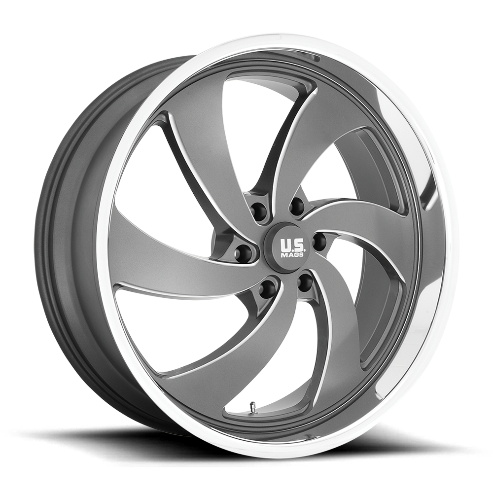 US Mags Desperado Anthracite Milled w/ Diamond Cut Lip Wheel (U133) | Dirty Garage
