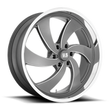 US Mags Desperado Anthracite Milled w/ Diamond Cut Lip Wheel (U133) | Dirty Garage